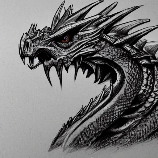 Image similar to a majestic dragon, hd, 4k, trending on artstation, award winning, 8k, 4k, 4k, 4k, very very very detailed, high quality sketch