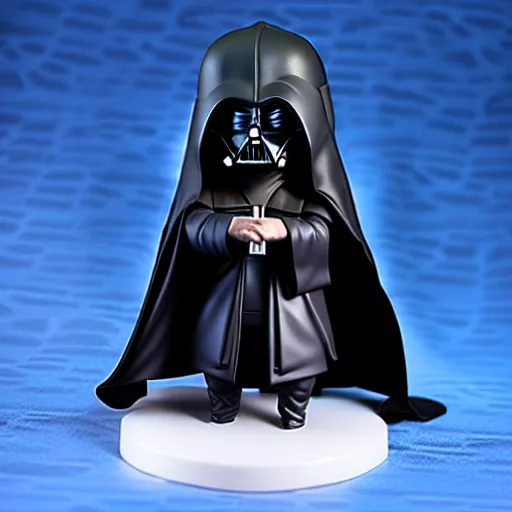 Image similar to nendoroid hooded darth sidious emperor palpatine from star wars, detailed, custom