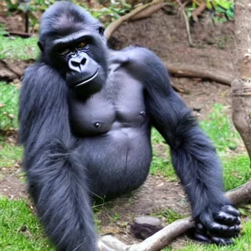 Prompt: cancer gorilla