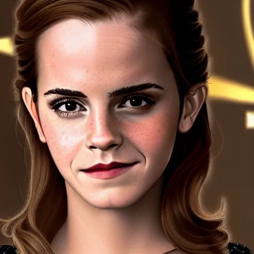 Prompt: emma watson as galadriel