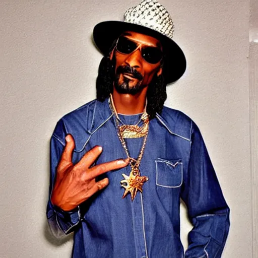 Image similar to cowboy snoop dogg