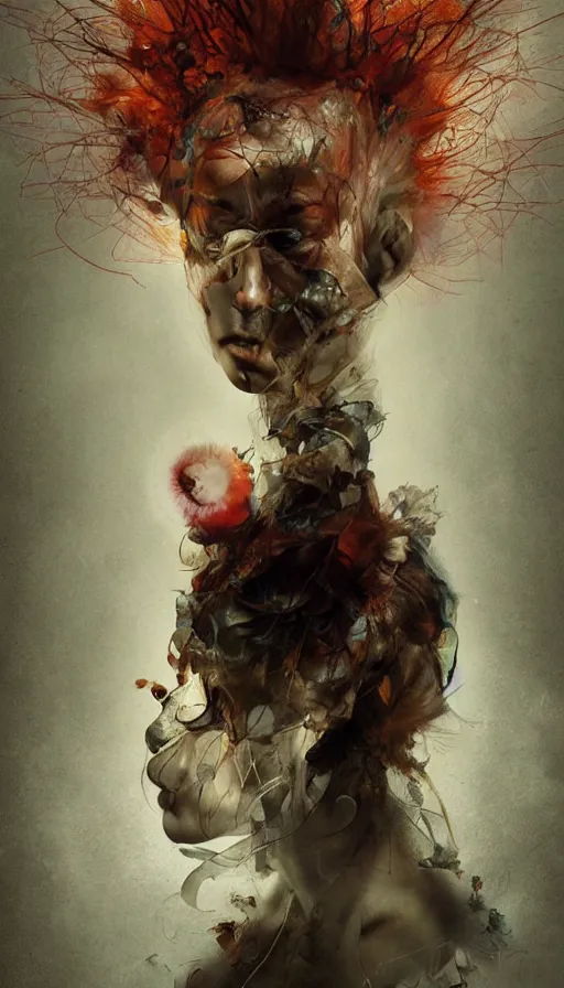 Image similar to portrait of a digital shaman, by ryohei hase