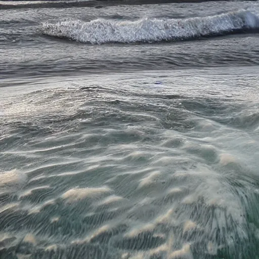 Prompt: a wave made of beer