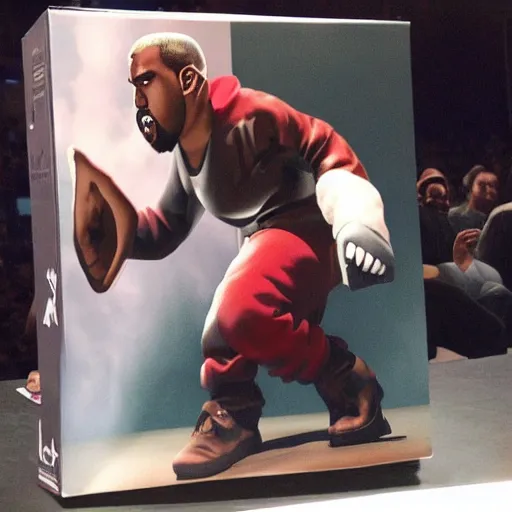 Image similar to kanye west super smash bros reveal