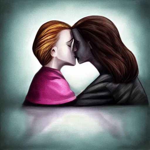 Prompt: true love, digital painting, trending on DeviantArt