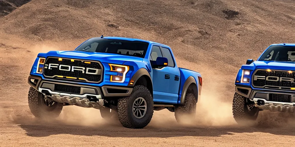 Image similar to “2022 Ford F-150 Raptor SUV, 4K, ultra realistic”