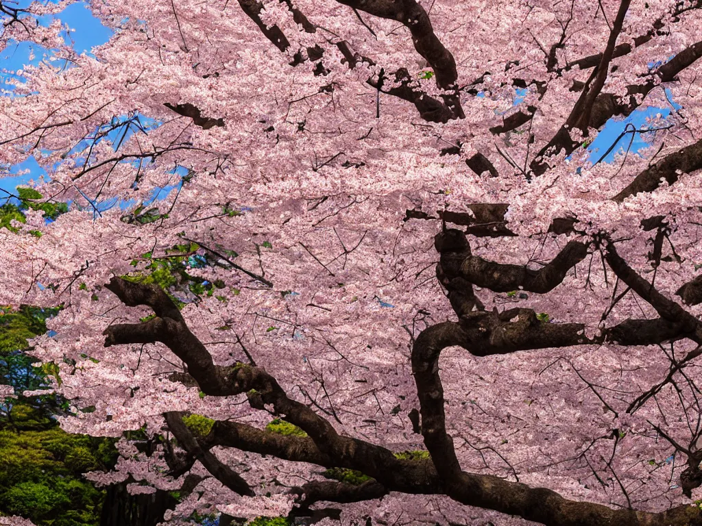 Prompt: japanese beauty, sakura on background, XF IQ4, 150MP, 50mm, f/1.4, ISO 200, 1/160s, natural light, Adobe Photoshop, Adobe Lightroom, DxO Photolab, polarizing filter, Sense of Depth, AI enhanced, HDR