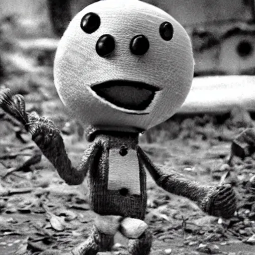 Image similar to historical photo of Sackboy in Vietnam