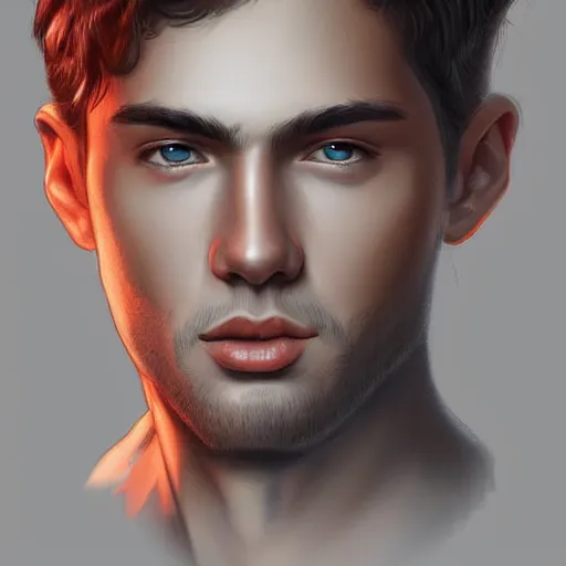 Image similar to young man, handsome, elegant, highly detailed digital painting artstation