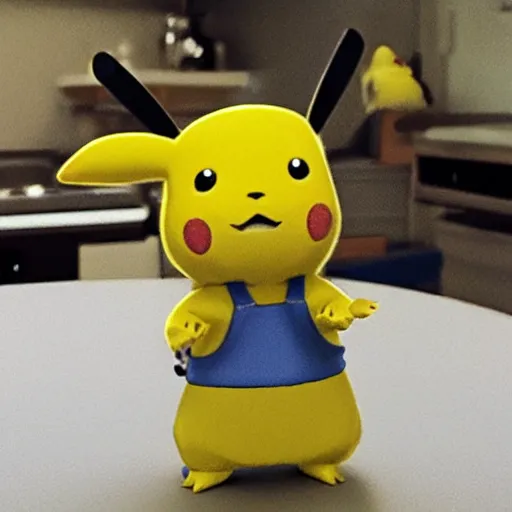 Prompt: pikatchu with his head replaced with walter white - w 1 0 2 4