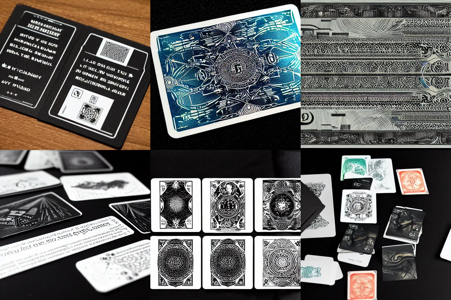 Prompt: Inscryption is an inky black card-based odyssey. Darker still are the secrets inscrybed upon the cards...