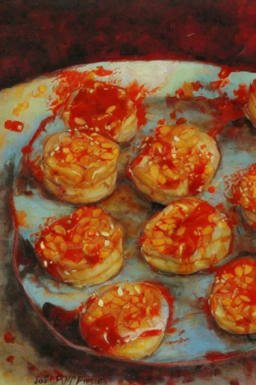 Image similar to korean spicy rice cakes by jerry pinkney