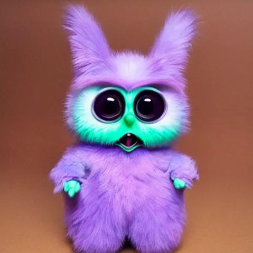 Image similar to bodybuilder furby