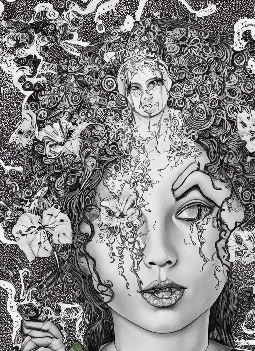 Image similar to Tea goddess painting by Dan Hillier, trending on artstation, artstationHD, artstationHQ, 4k, 8k