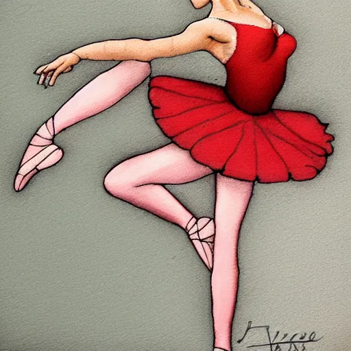 Prompt: ballerina by vargas