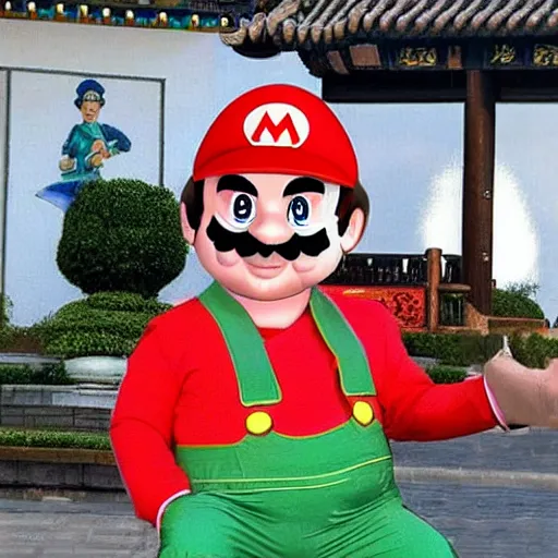 Prompt: Chinese Mario