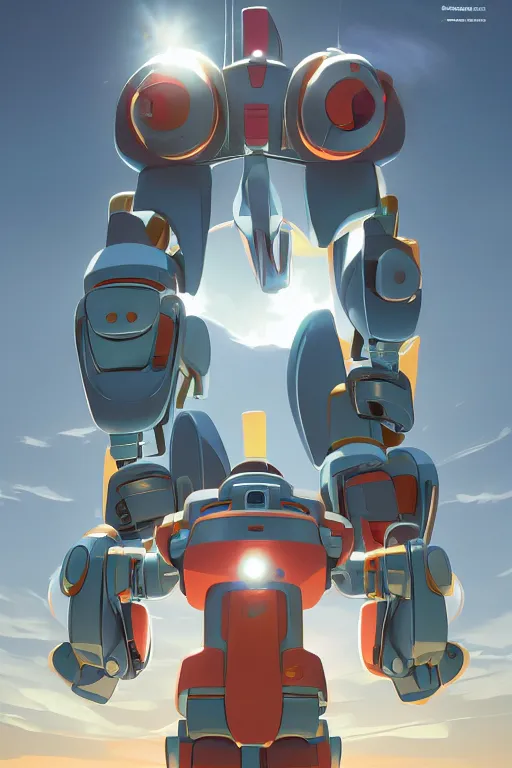 Image similar to metabots medabots medarotto medarot robot minimalist comics, behance hd by jesper ejsing, by rhads, makoto shinkai and lois van baarle, ilya kuvshinov, rossdraws global illumination ray tracing hdr radiating a glowing aura