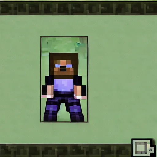 Prompt: rika furude in minecraft