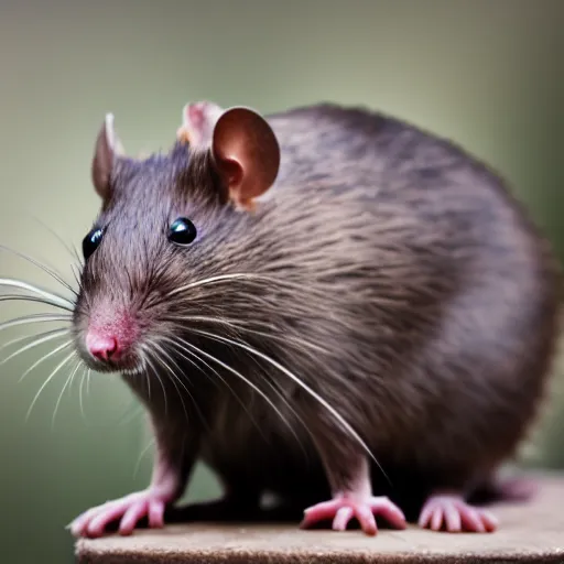 Image similar to professional photograph of handsome brown rat