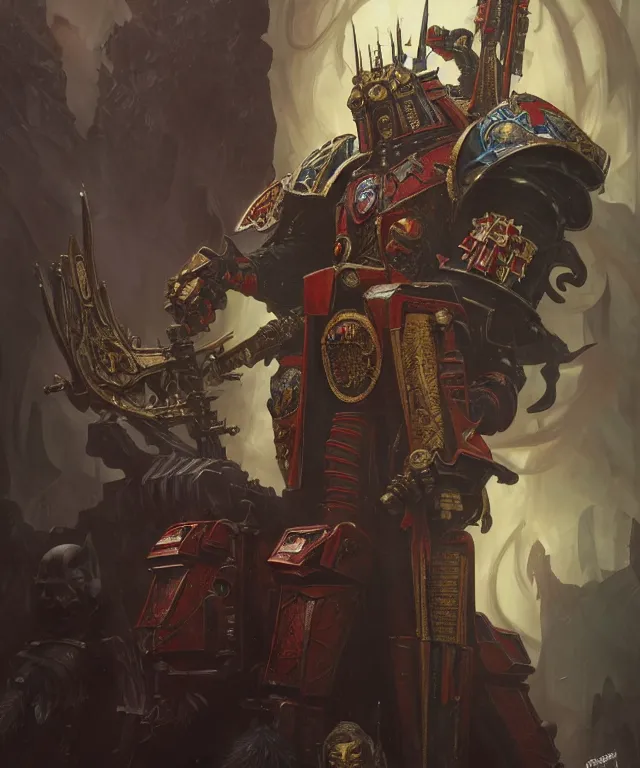 Image similar to Peter Crouch as Warhammer 40k Emperor, portrait, fantasy, intricate, elegant, highly detailed, digital painting, artstation, concept art, smooth, sharp focus, illustration, art by artgerm and greg rutkowski and alphonse mucha