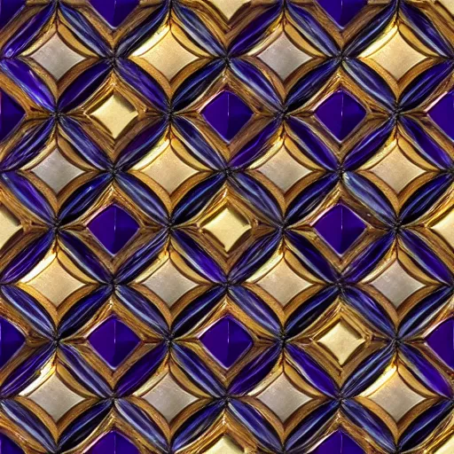 Prompt: Gilded Obsidian and Amethyst hearts in tile mosaic form, vivid, vibrant, geometric, art nouveau, art deco, vraytracing, artstation.