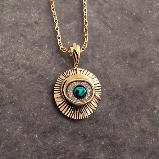 Image similar to jewelry inspired by the eye of sauron