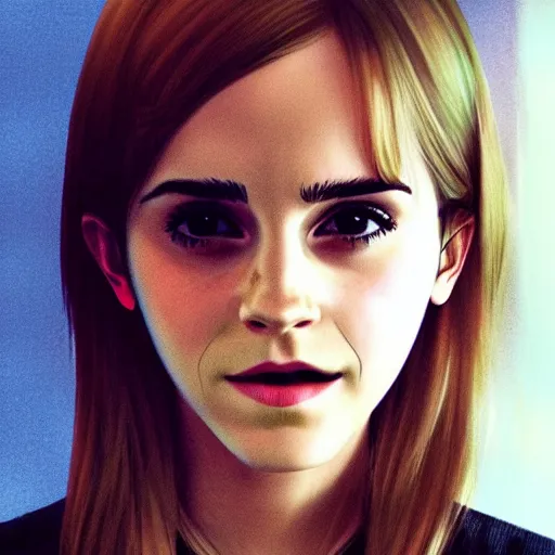 Image similar to Emma Watson as an anime girl