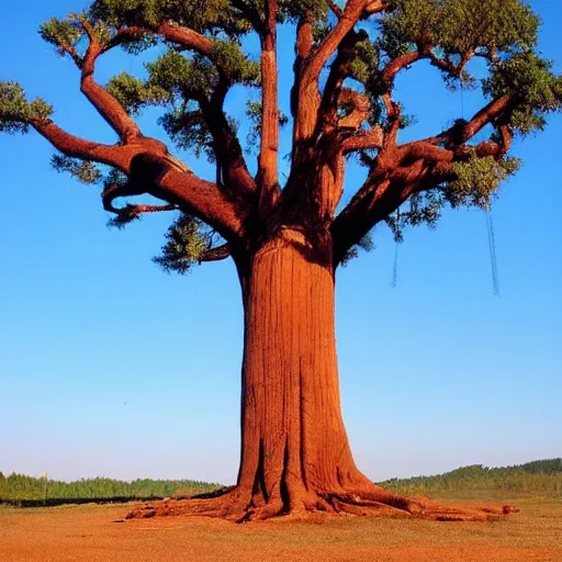 Prompt: biggest and oldest tree