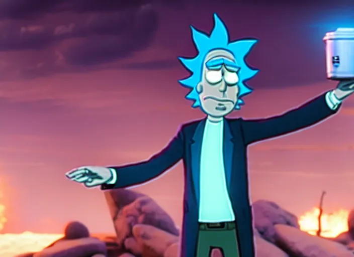 Image similar to film still of rick sanchez in the new scifi movie 4 k,,,,,,,,,,,,,,,,,,,,,,,,,,,,,,,,,,,,,,,,,,,,,,,, rick and morty