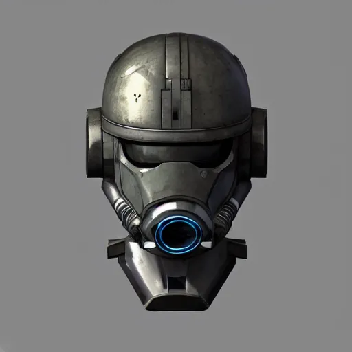 helmet jaspion robot portrait in Wasteland - Playground