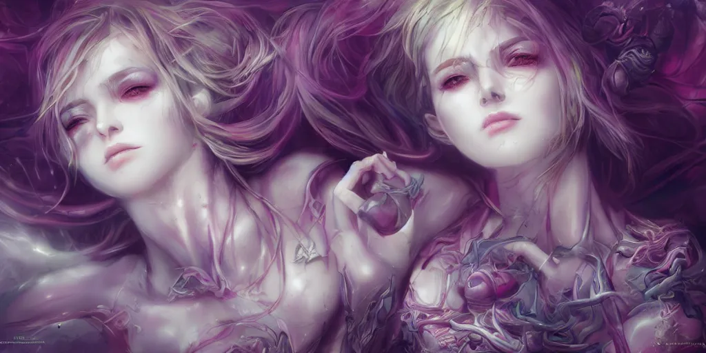 Image similar to dreamscape, female, ross tran, vivid colors, anatomical, highly detailed sculpture, intricate detailed, ommatidia, 8 k, cinematic atmosphere, post - processing