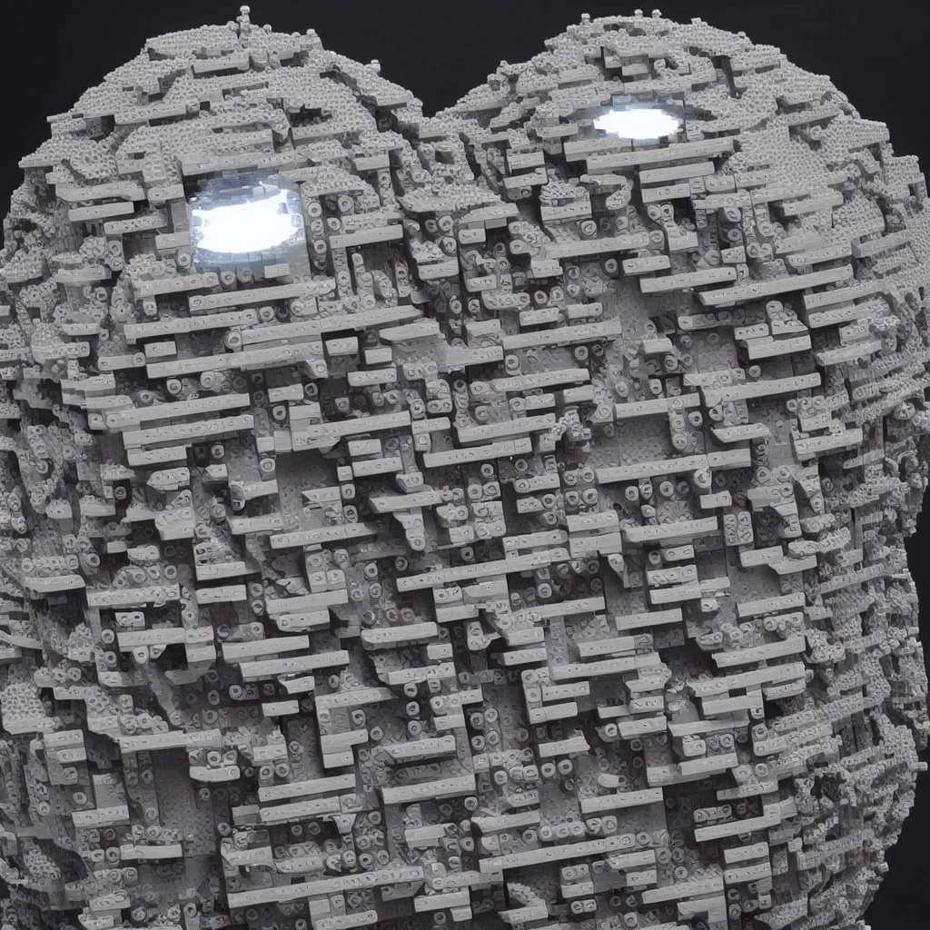 Prompt: dyson sphere lego set