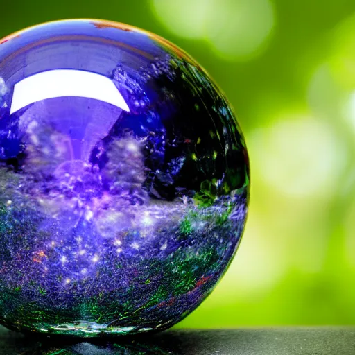 Prompt: high res crystal ball 4k