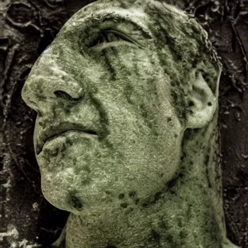 Image similar to man made of mold