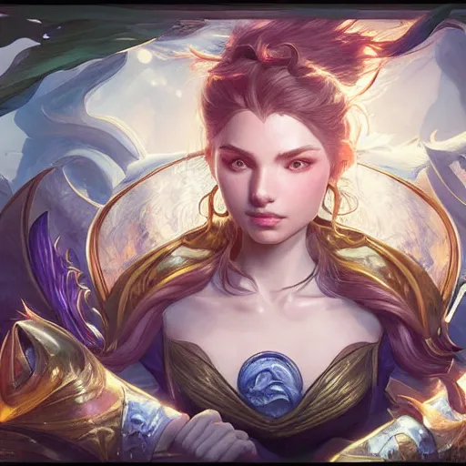 Image similar to perfectly - centered - portrait of league of legends, intricate, highly detailed, digital painting, artstation, concept art, smooth, sharp focus, illustration, unreal engine 5, 8 k, art by artgerm and greg rutkowski and alphonse mucha