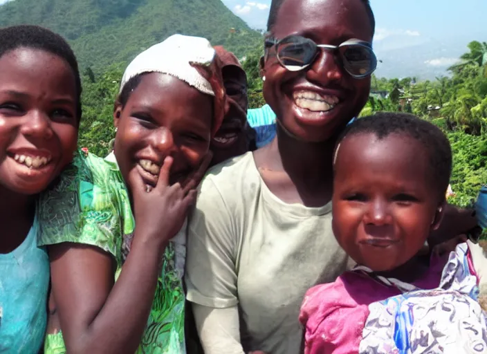 Image similar to i looked so happy and young when they took me this picture in port - au - prince