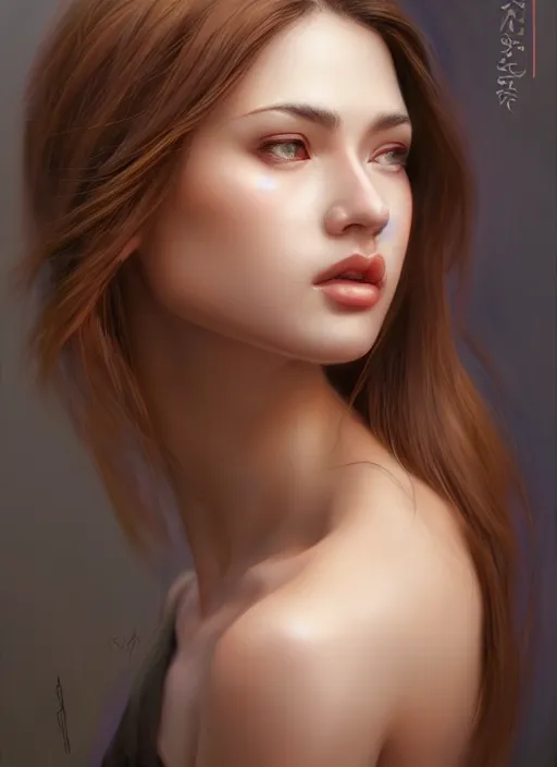 Image similar to photo of a gorgeous young woman in the style of stefan kostic, realistic, sharp focus, 8k high definition, insanely detailed, intricate, elegant, art by stanley lau and artgerm