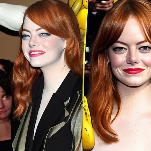 Image similar to emma stone is a banana