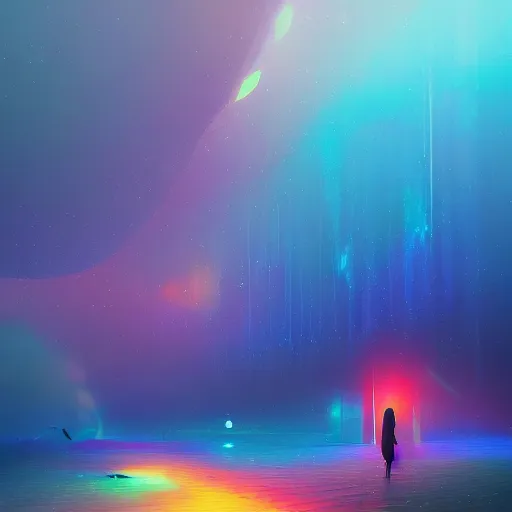 Image similar to Liminal space by Beeple and afremov