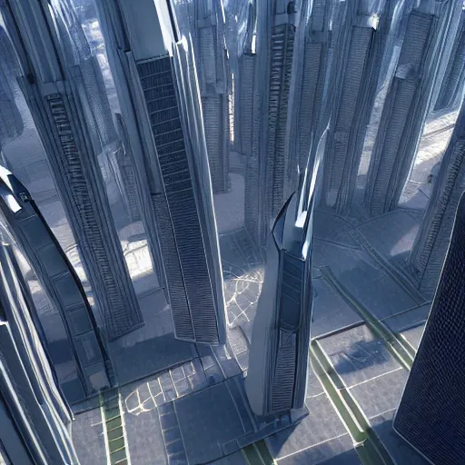 Image similar to futuristic cyberpunk urban dhaka city architecture by santiago calatrava, zaha hadid, frank gehry, satellite imagery, 3 d mapping, modern streets birds lower eye view, photo realism, unreal engine 5, high quality, ray tracing, epic lighting