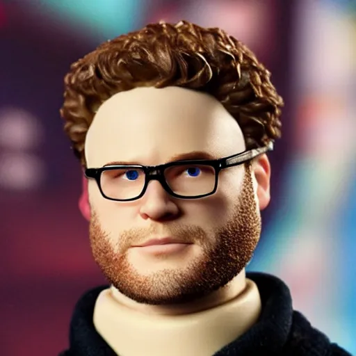 Image similar to Seth Rogen action figure, highly detailed, 4k, photo