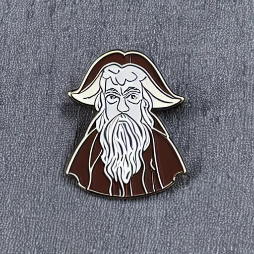 Image similar to gandalf enamel pin