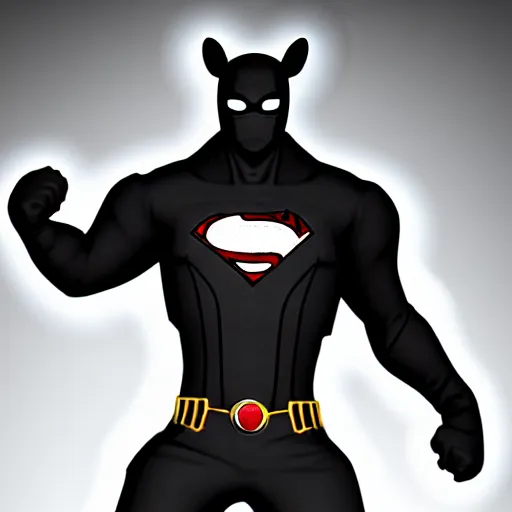 Prompt: hyper realistic digital art of ratman, a superhero with the powers of a rat in a black armor with a logo of the letter r on it, highly detailed, beautiful, very realistic, ultra hd, unreal engine