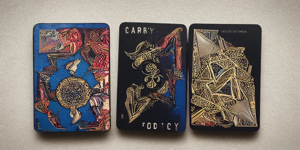 Image similar to cardistry