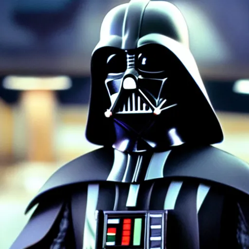 Image similar to Film still of Darth Vader, from The Muppets