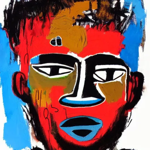 Image similar to A extremely highly detailed majestic hi-res beautiful immaculate head and shoulders painting of a strong black african man by Jean-Michel Basquiat, 8k, high textures, hyper sharp, insanely detailed and intricate, super detailed, 4k HDR high quality