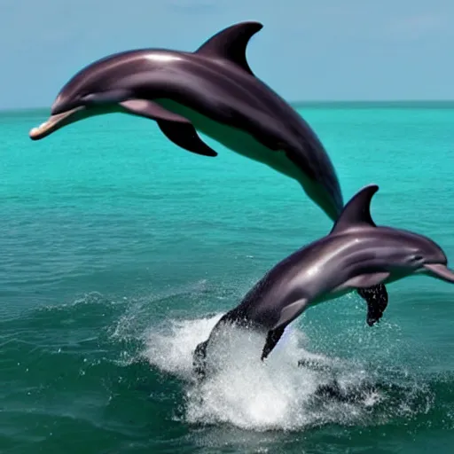 Prompt: A dolphin Twitch streaming