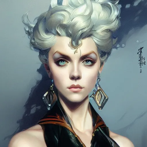 Image similar to portrait of Niggy Stardust fantasy, intricate, elegant, highly detailed, digital painting, artstation, concept art, smooth, sharp focus, illustration, art by artgerm and greg rutkowski and alphonse mucha