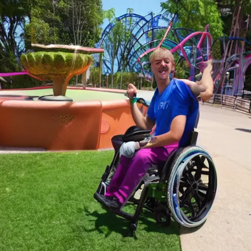 Image similar to theme park ride for the handicapped