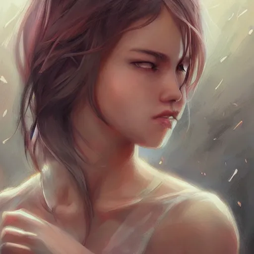 Image similar to by wlop, artgerm